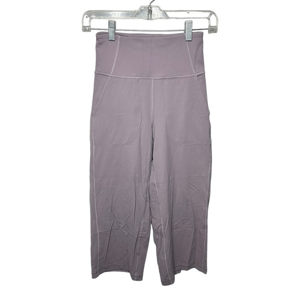 Lululemon Align Nulu Wide Leg Crop Violet Verbena - Picture 4 of 7